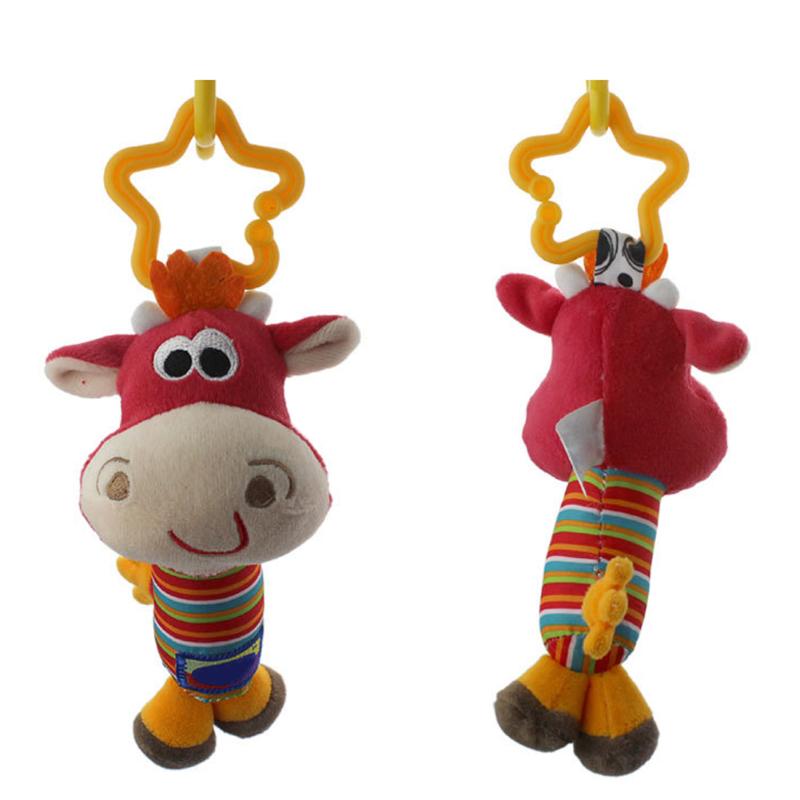 Baby Kids Cartoon Animal Rattle Toys