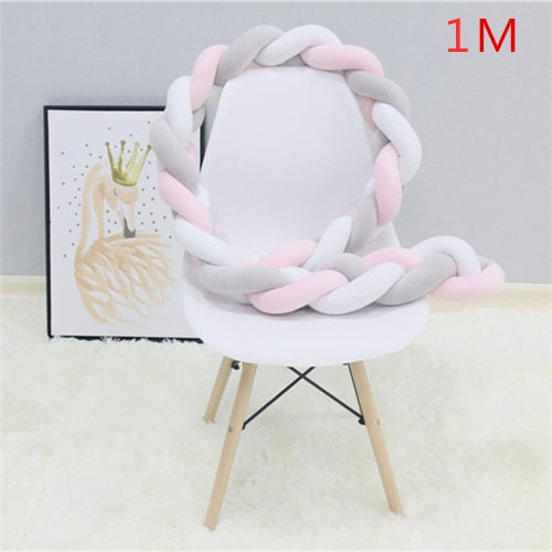 Baby Handmade Braided Cot Bumper