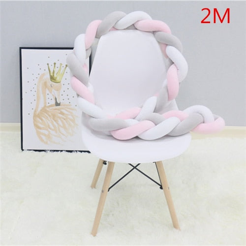 Baby Handmade Braided Cot Bumper