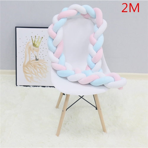 Baby Handmade Braided Cot Bumper