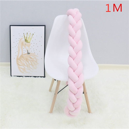 Baby Handmade Braided Cot Bumper