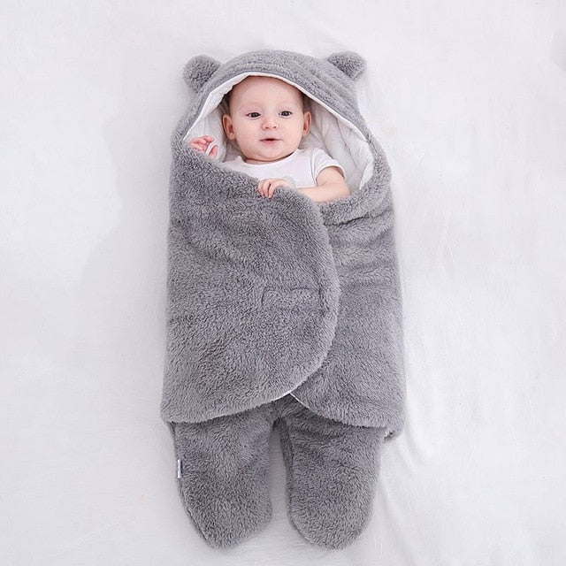 Baby Bear Cartoon Sleep Swaddle Sack Bag