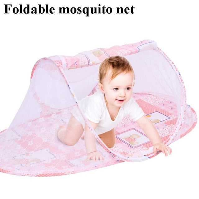 Mosquito Net Sleeping Basket with Toys