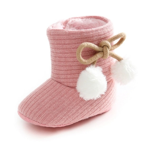 Soft Sole Plush Ankle Snow Boots