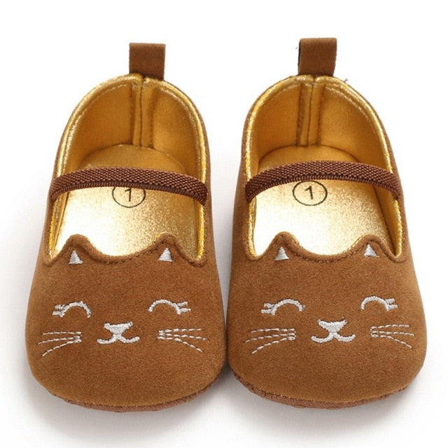 Toddler Cute Cat Print Anti-Slip Princess Shoes|punnyshop.myshopify.com