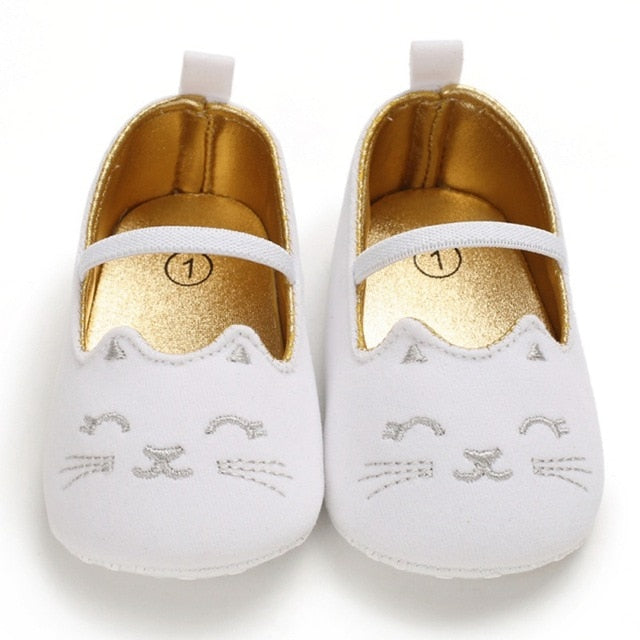 Toddler Cute Cat Print Anti-Slip Princess Shoes|punnyshop.myshopify.com