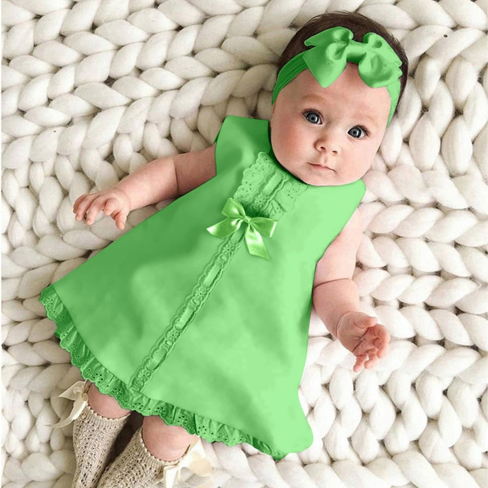 Newborn Sleeveless Baby Girl Dress