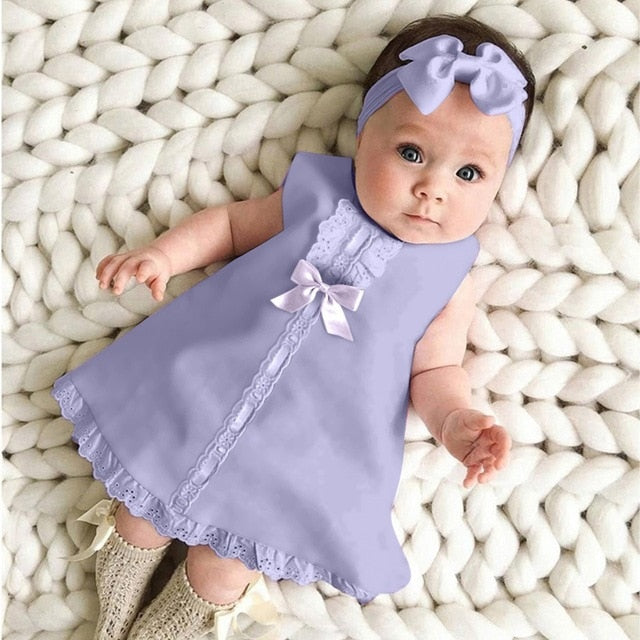 Newborn Sleeveless Baby Girl Dress