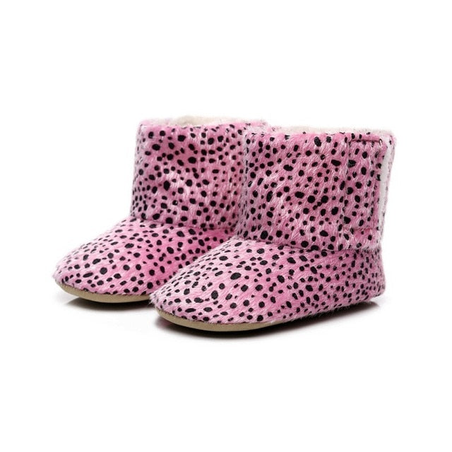 Soft Sole Plush Ankle Snow Boots