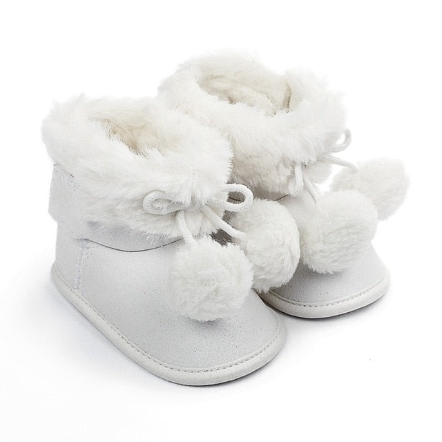 Soft Sole Plush Ankle Snow Boots