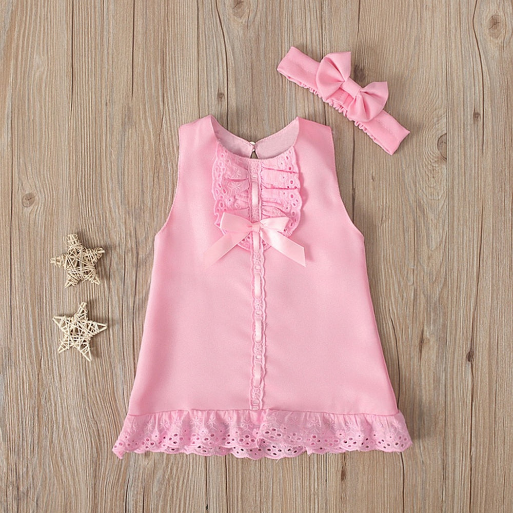 Newborn Sleeveless Baby Girl Dress