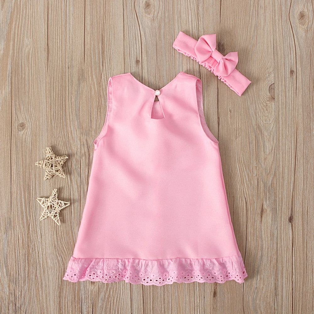 Newborn Sleeveless Baby Girl Dress