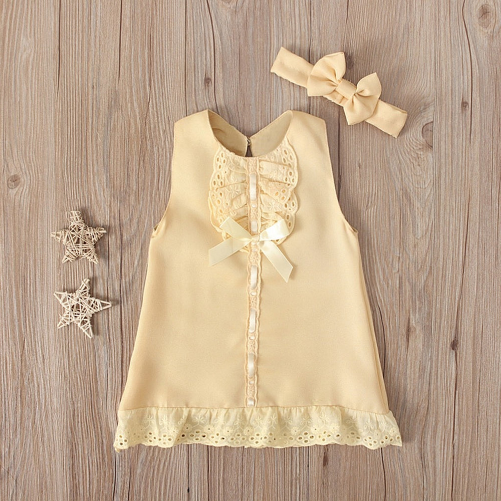 Newborn Sleeveless Baby Girl Dress