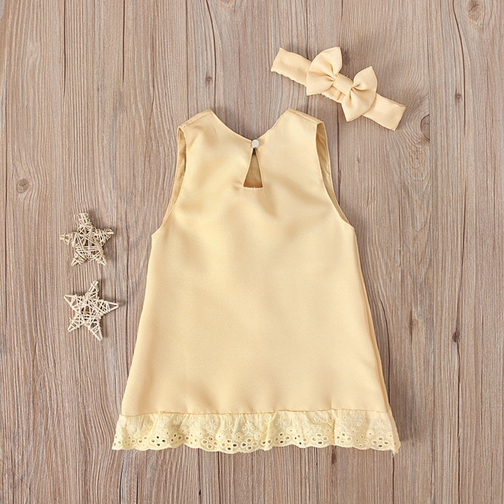 Newborn Sleeveless Baby Girl Dress