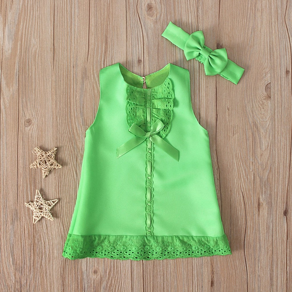 Newborn Sleeveless Baby Girl Dress|punnyshop.myshopify.com