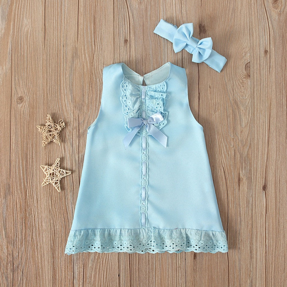 Newborn Sleeveless Baby Girl Dress