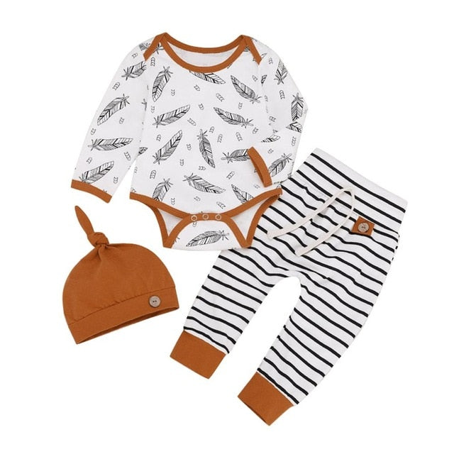 Newborn Baby Feather Clothing Set|punnyshop.myshopify.com