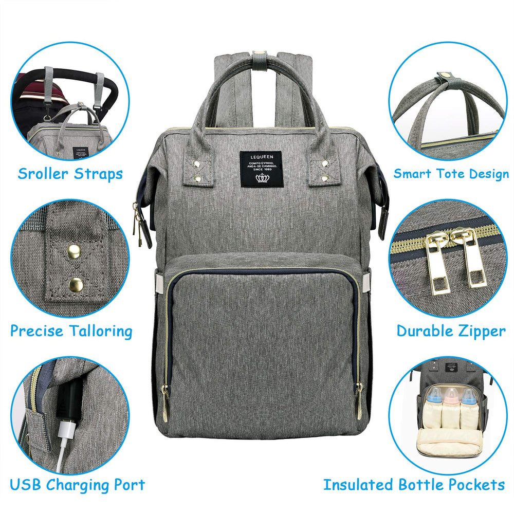 Large Capacity Diaper Bag Backpack Waterproof