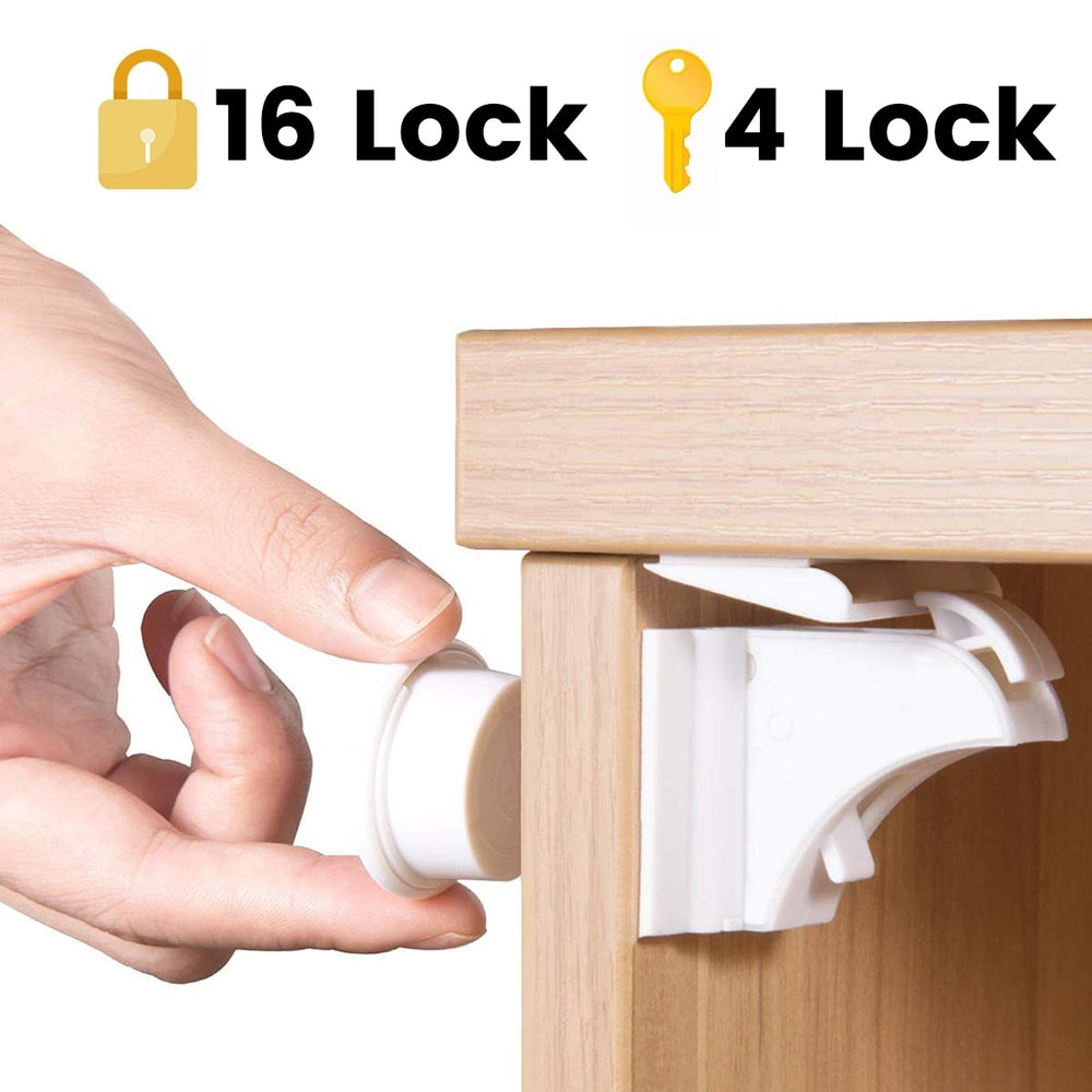 Magnetic Child Lock 4-12 locks+1-3key Baby Safety Baby Protections